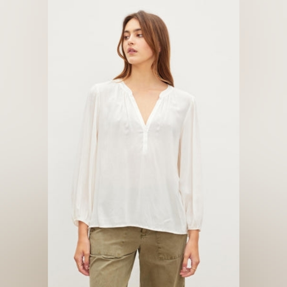 NWT VELVET By G&S Pirate Core Viscose Lagenlook Cottagecore Essential Basic Top